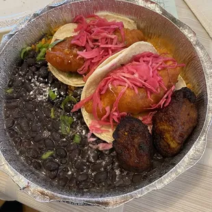 Fish Taco Lunch Special - Perfection