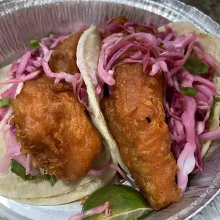 Tempura Fish Nuestros Tacos