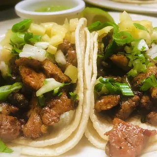 Al Pastor Tacos Combo Lunch