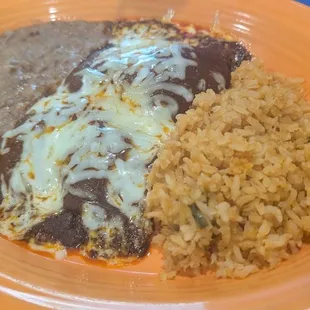 mole enchiladas