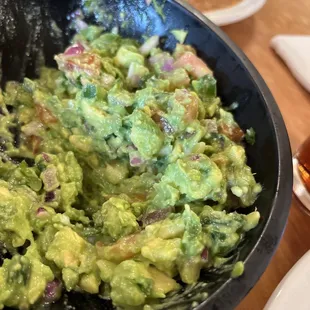 The best table side guacamole ever.