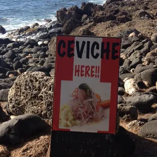 Look for the sign next to their food truck!