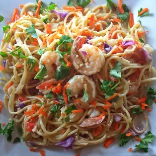 Baby lobster and Shrimp Pasta