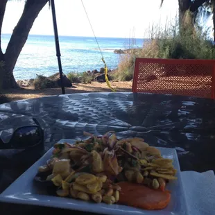 Freshly made ceviche!