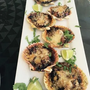 Conchas a la parmesana!