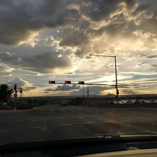 On Lohman Ave overlooking Las Cruces. Beautiful clouds after the rain.