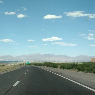 Entering Las Cruces.