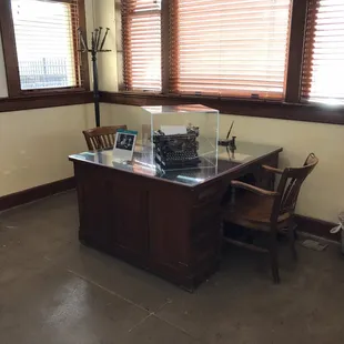 Station master's desk