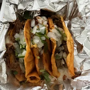 Two Birria Borrego Tacos Asada Soft Taco
