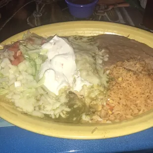 Polle Verde Enchiladas