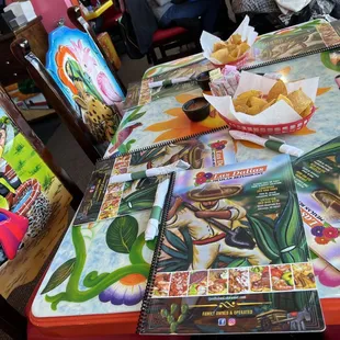 Our table.