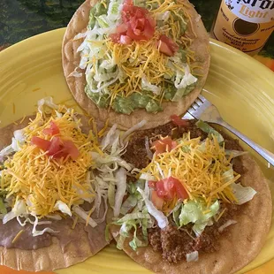 Tostadas and cerveza