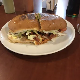 Al pastor torta.