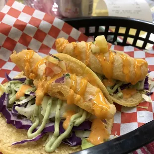 Shrimp Taco, Gourmet they said.