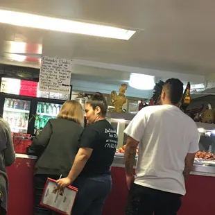Busy front counter