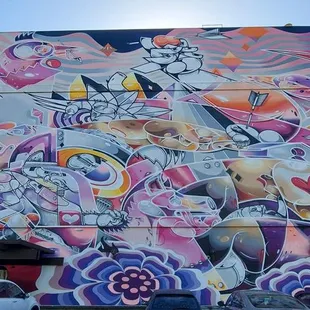 Mural near the truck