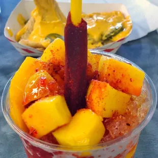 Mangonada $6 - too much ice