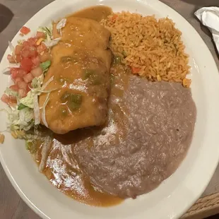 Shredded Beef Chimichanga