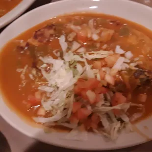 Chili relleno smothered