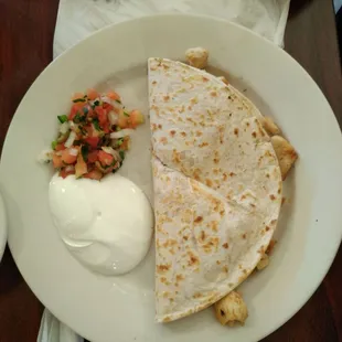 Chicken quesadilla