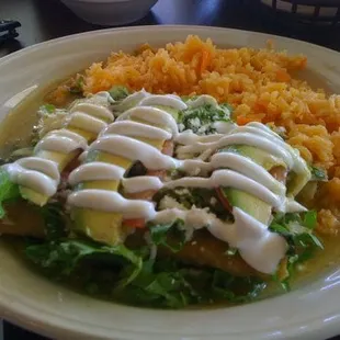 Chicken Enchiladas Verde