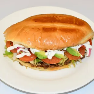 a sandwich on a plate