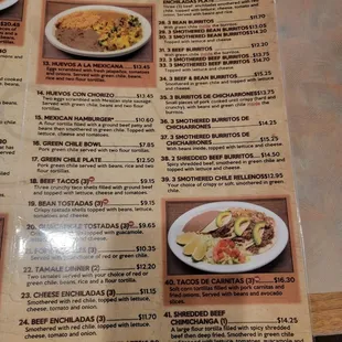 Pg 3 of menu