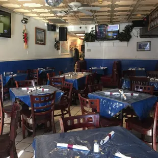 the interior of the restaurant