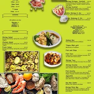 New and updated menu
