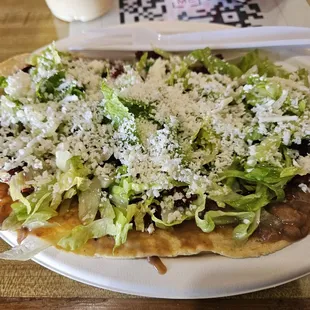 Huarecha with chorizo