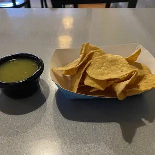 Complimentary chips &amp; salsa