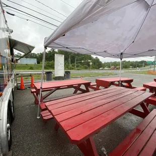 Outside seating available