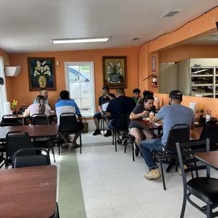 Tiny restaurant in the front