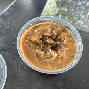 Great salsa almost mole like