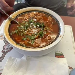 Menudo without pata