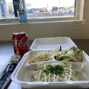 goodness green chicken enchiladas