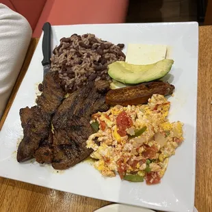 a plate of food