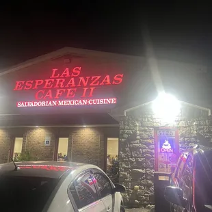 Front of store
