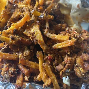 Chorizo with potato burrito