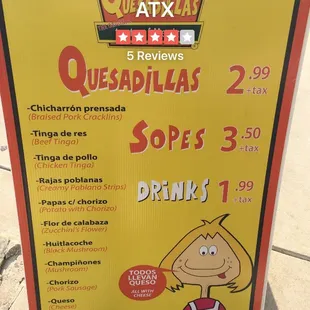 Simple menu- all you need!