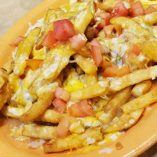 Green chili cheese fries awesome