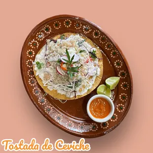 Shrimp Ceviche Tostada