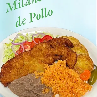 Milanesa de pollo