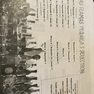 the menu