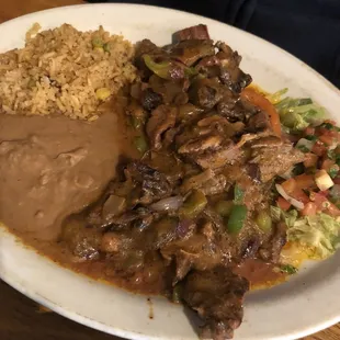 Carne Guisada Plate