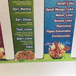 These are a few unique menu items.