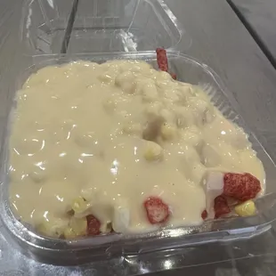 Hot Cheetos with elote