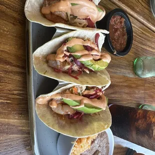 Shrimp tacos