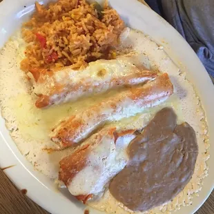Sour cream enchiladas