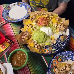Chicken nachos